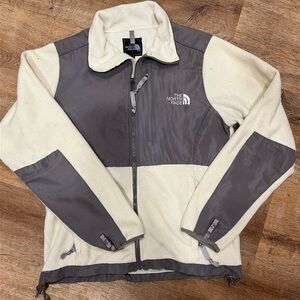 The North Face Gray and Cream Jacket